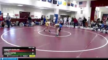 138 lbs Champ. Round 3 - Logan Dafoe, Thermopolis vs Ernesto Barajas, Shoshoni