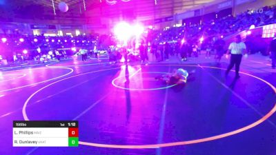 156 lbs Semifinal - Landyn Phillips, Maize WC vs Richard Dunlavey, Unattached