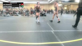 109 lbs Round Of 64 - Eva Franciotti, Elite Force WC vs Daynah Gomez, Valiant College Prep