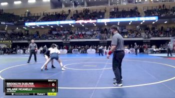 107G Semifinal - Brooklyn Duelfer, South Anchorage High School vs Valarie McAnelly, Soldotna