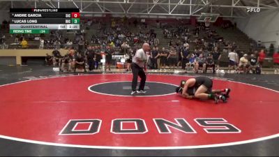 141 lbs Quarterfinal - Lucas Long, Rio Hondo College vs Andre Garcia, Santa Ana College