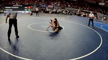 D 1 144 lbs Quarterfinal - Bennett Barrow, Catholic - B.R. vs Jude Fos, Holy Cross