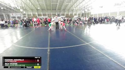 71 lbs Champ. Round 1 - Rich Wosnik, Green Canyon Wrestling Club vs Hudson Jaramillo, Uintah Wrestling