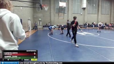 117 lbs Quarterfinal - Gabriel Shaw, Steelclaw Wrestling Club vs Camdyn Smith, Washington