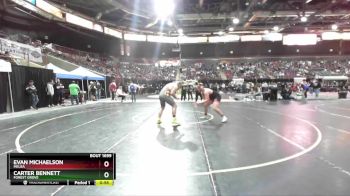 220 lbs Cons. Semi - Carter Bennett, Forest Grove vs Evan Michaelson, Melba