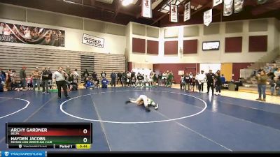 80 lbs 3rd Place Match - Archy Gardner, Delta vs Hayden Jacobs, Payson Lion Wrestling Club