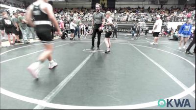 100 lbs Round Of 16 - River Holcomb, Tecumseh Youth Wrestling vs Abel Vigil, Team Nomad