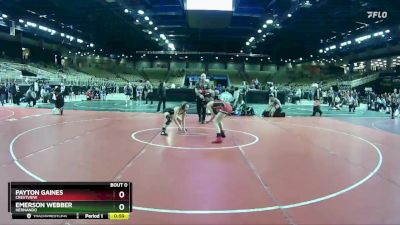 100 lbs Cons. Round 5 - Payton Gaines, Crestview vs Emerson Webber, Hernando