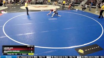 120 lbs Quarterfinal - Jacob Aho, Forest Lake vs Brandon Morvari, Simley