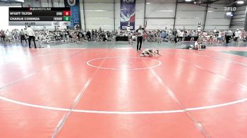 65 lbs Rr Rnd 2 - Wyatt Tilton, FORGE ELM 1 vs Charlie Cosenza, The Hunt Wrestling Club Black