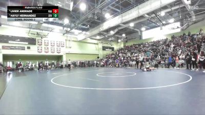 115 lbs Cons. Round 3 - Hayly Hernandez, SAN FERNANDO vs Livier Andrade, PANORAMA