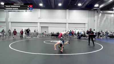 126 lbs Cons. Round 7 - Isaac Zimmerman, IL vs Andrew Bonita, NJ