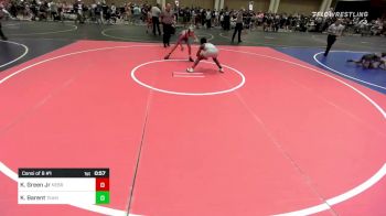 109 lbs Consi Of 8 #1 - Kameron Green Jr, Nebraska Wr Ac vs Korbyn Barent, Team Champs