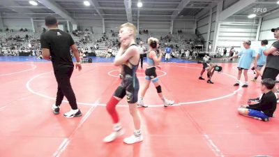 80 lbs Rr Rnd 2 - Khalil Coleman, Revival Orange vs Maci Vaughn, Ohio Titan Scarlet