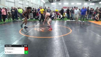 E-146 lbs Round Of 32 - Jacob McDonald, KY vs Braxton Tindall, MI