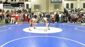 132 lbs Quarterfinal - Ryan Spahiu, Hingham vs James Botelho, Norwood