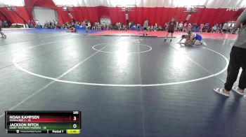 285 lbs Round 2 (6 Team) - Noah Kampsen, Waska/BBE 2 vs Jackson Ritch, LeRoy Panthers Maroon