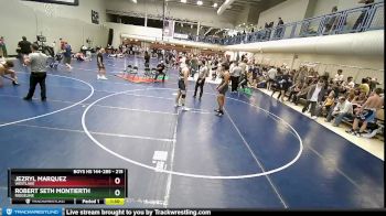 215 lbs Semifinal - Robert Seth Montierth, Ridgeline vs Jezryl Marquez, Westlake