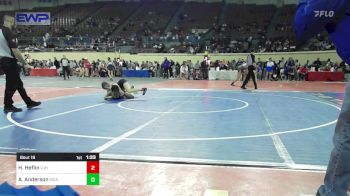 105 lbs Round Of 16 - Hanley Heflin, Vinita Jr. High vs Analee Anderson, McAlester