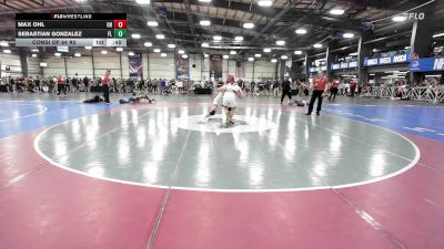 120 lbs Consi Of 64 #2 - Max Ohl, OH vs Sebastian Gonzalez, FL