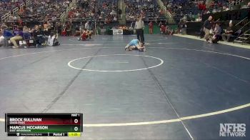 3A 160 lbs Quarterfinal - Brock Sullivan, Union Pines vs Marcus McCarson, East Henderson