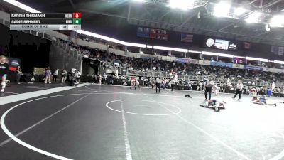 148 lbs Consi Of 8 #2 - Farrin Thiemann, Nebraska Wr Ac vs Sadie Sehnert, King Select Wr Ac