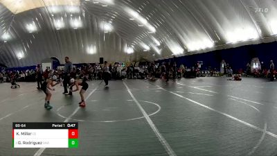 60-64 lbs Semifinal - Griffin Rodriguez, Unattached vs Kayden Miller, Crestwood Elite