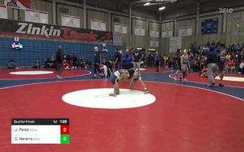 132 lbs Quarterfinal - Jacob Perez, Monache vs Christian Hererra, Bakersfield