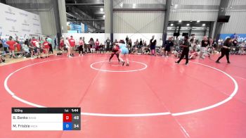 105 kg Consi Of 4 - Brenda Banks, Ranger Pride Wrestling vs Madasyn Frisbie, Michigan Blue