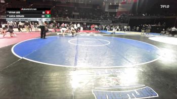 132 lbs Cons. Round 4 - Ryan Lee, Bret Harte vs Luca Cerasi, Escalon