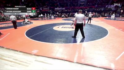 2A 138 lbs Cons. Semi - Jayden Dohogne, Sycamore (H.S.) vs Jordan Rasof, Deerfield (H.S.)