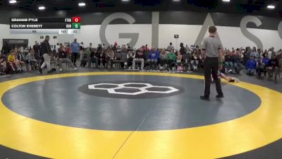 95 lbs Quarterfinals (8 Team) - Colton Everett, Dundee Wrestling vs Graham Pyle, Fort Hammers