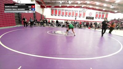 180 lbs Semis & 1st Wrestleback (8 Team) - Bianca Macias, East Los Angles College vs Vanessa Small Navarro, Moorpark College