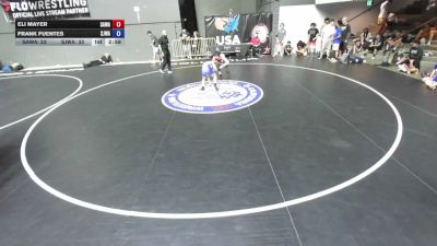113 lbs Eli Mayer, SAWA - Sacramento Area Wrestling Association vs Frank Fuentes, SJWA - San Joaquin Wrestling Association