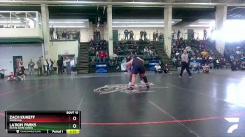 285 lbs Champ. Round 1 - La`Ron Parks, Notre Dame (Ohio) vs Zach Kuneff, Wheeling