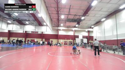 113 lbs Round Of 16 - Caden Barbera, Iron Faith vs Maximo Greene Barrios, Metro West United