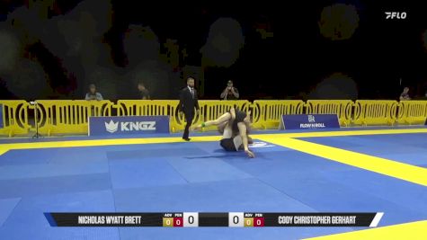 Nicholas Wyatt Brett vs Cody Christopher Gerhart 2025 Pan IBJJF Jiu-Jitsu No-Gi Championship
