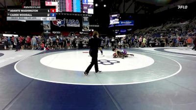 138 lbs Cons. Sub-quarters - Adante Washington, IL vs Caden Woodall, AZ