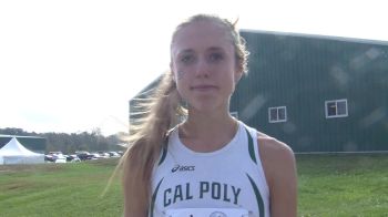 Peyton Bilo of Cal Poly after taking 3rd in a tough field