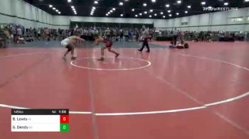 145 lbs Prelims - Braxton Lewis, VA vs Garrison Dendy, GA