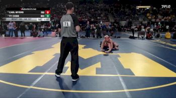 4A 157 lbs Quarterfinal - Ty Cobb, Weiser vs Cael Myers, Fruitland