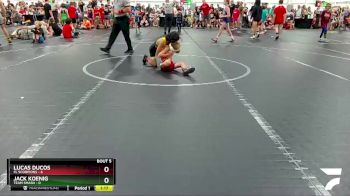 52 lbs Round 3 (4 Team) - Lucas Ducos, FL Scorpions vs Jack Koenig, Team Smash