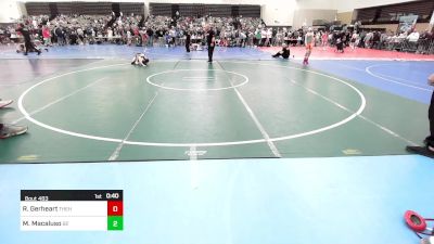 60-B lbs Round Of 16 - Roo Gerheart, The Hunt Wrestling Club vs Michael Macaluso, Barn Brothers