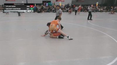 132 lbs Quarters - Dylan Saba, Black Fox Wrestling Academy vs Beckett Edstrom, MN Elite