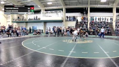 141 lbs Semifinal - Khyvon Grace, West Liberty vs Caleb Brooks, Glenville State