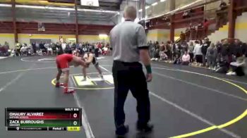 175 lbs Cons. Round 5 - Zack Burroughs, Graham vs Omaury Alvarez, Baylor School