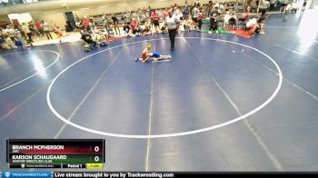 37-39 lbs Round 2 - Karson Schaugaard, Aviator Wrestling Club vs Branch McPherson, JWC