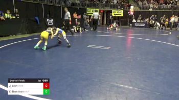 60 lbs Quarterfinal - Jackson Bish, Harborcreek vs Cael Dennison, South Fayette