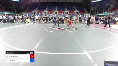 165 lbs Rnd Of 32 - Blake Jacobson, VA vs Christian Arberry, IN