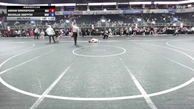 78 lbs 3rd Place - Abram Griekspoor, Maize vs Nicholas Griffith, North DeSoto Wrestling Academy